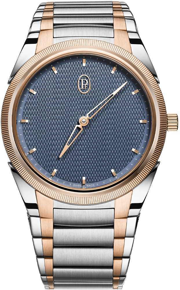 Parmigiani Fleurier TONDA PF MICRO-ROTOR NO DATE STEEL ROSE GOLD STONE BLUE - Parmigiani Fleurier PFC914-1020022-100182