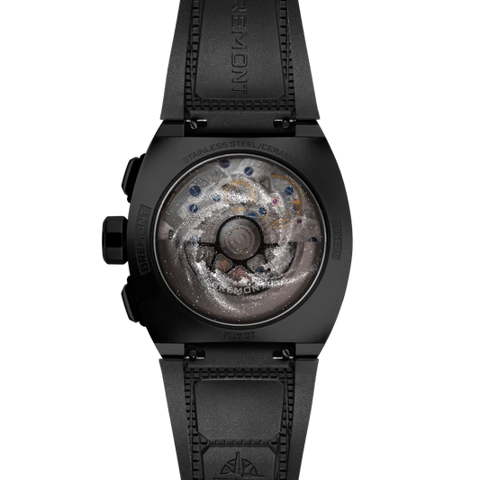Bremont Watches | Mens | Supernova Supernova 41mm Chronograph Hawking Edition Rubber Strap SN41-CHR-DLC-HWK-R-S