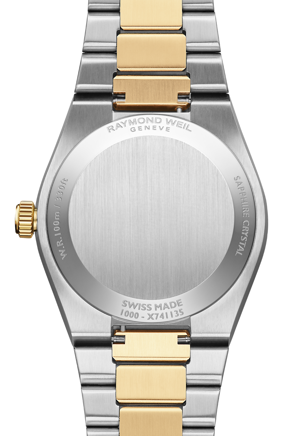 Raymond Weil simple A.R.T. Men's Automatic Blue Dial Two-Tone Stainless Steel Bracelet Watch, 38 mm 1000-STP-50001