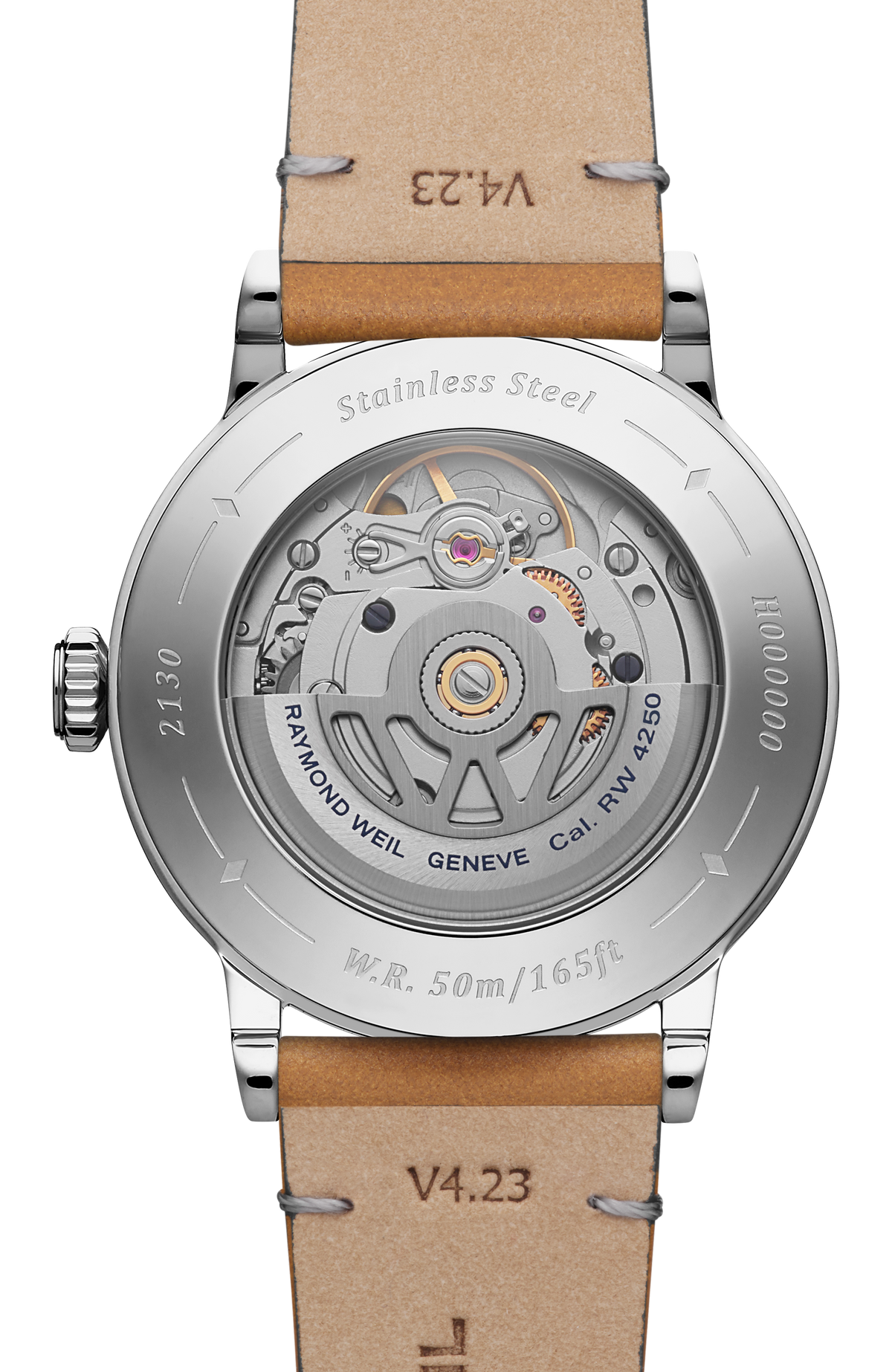 Raymond Weil simple Millesime Automatic Small Seconds Menthol Minute Track Watch, 35mm 2130-STC-60521
