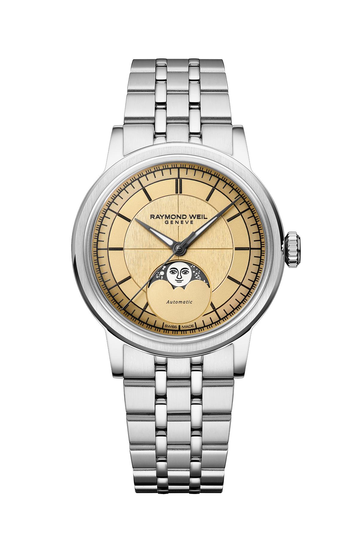 Raymond Weil simple Millesime Automatic Limited Edition Honey-Moon Watch, 35mm 2145-ST-10001