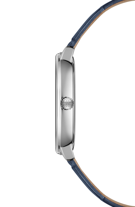 Raymond Weil simple Toccata Heritage Blue dial Mechanical Watch, 33 x 38 mm 2280-STC-50001