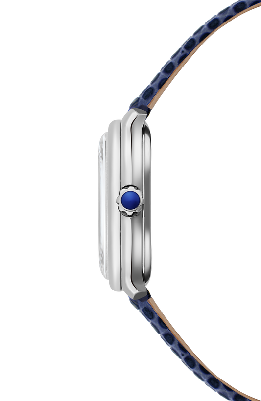 Raymond Weil simple Toccata Ladies Heritage Stainless Steel White Dial Leather Quartz Watch, 28 mm 5250-STC-00650