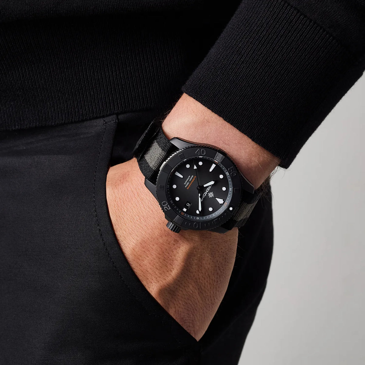 Bremont Watches | Mens | Supermarine Supermarine Full Ceramic, Tactical Black SM43-DT-BKCER-BK-N-S