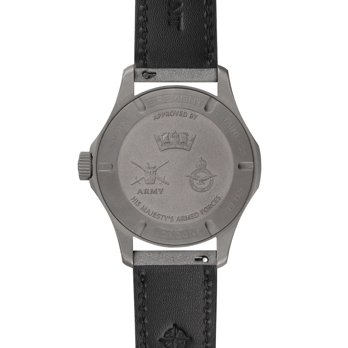 Bremont Watches | Mens | HMAF HMAF Supermarine 40mm Date Leather Strap SM40-DT-GRSS-HMAF-L-S
