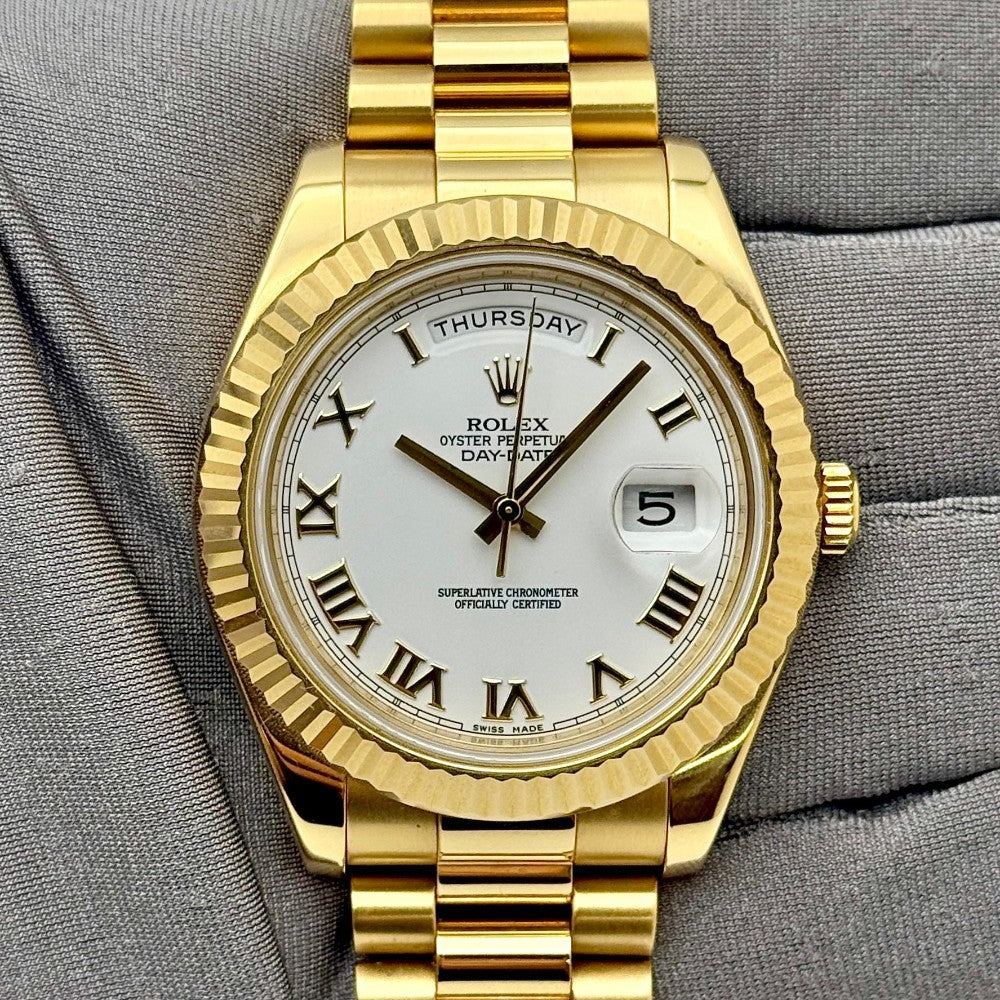 Pre-Owned Rolex Day -Date 41mm 218238
