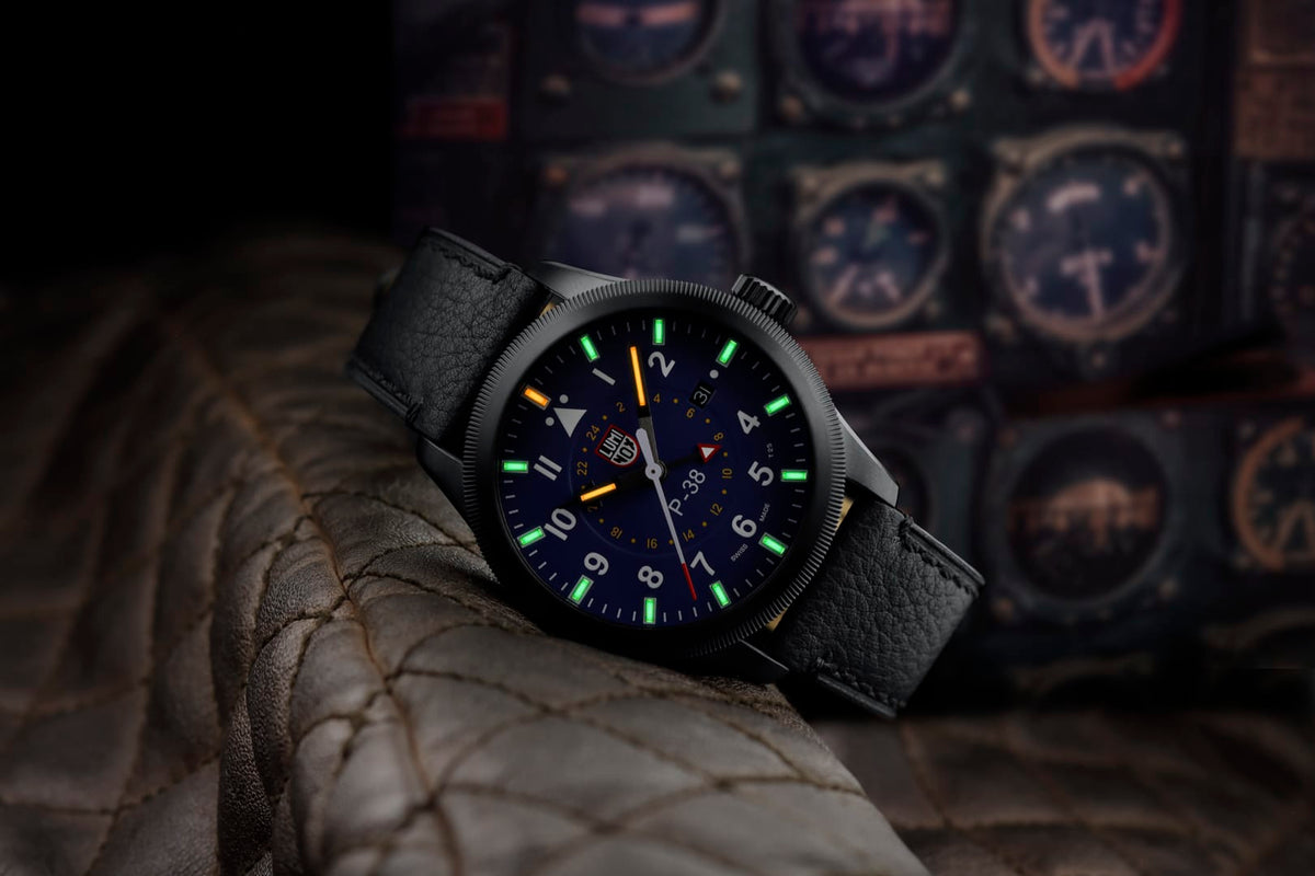 Luminox Watch, New P-38 LIGHTNING® 9520 Series, 42 mm, Pilot Watch XA.9523