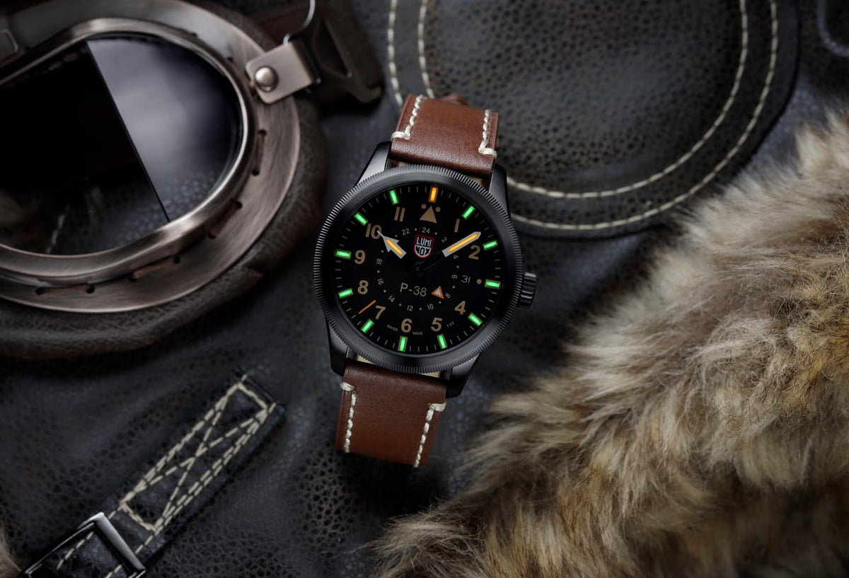Luminox Watch, New P-38 LIGHTNING® 9520 Series, 42 mm, Pilot Watch XA.9526