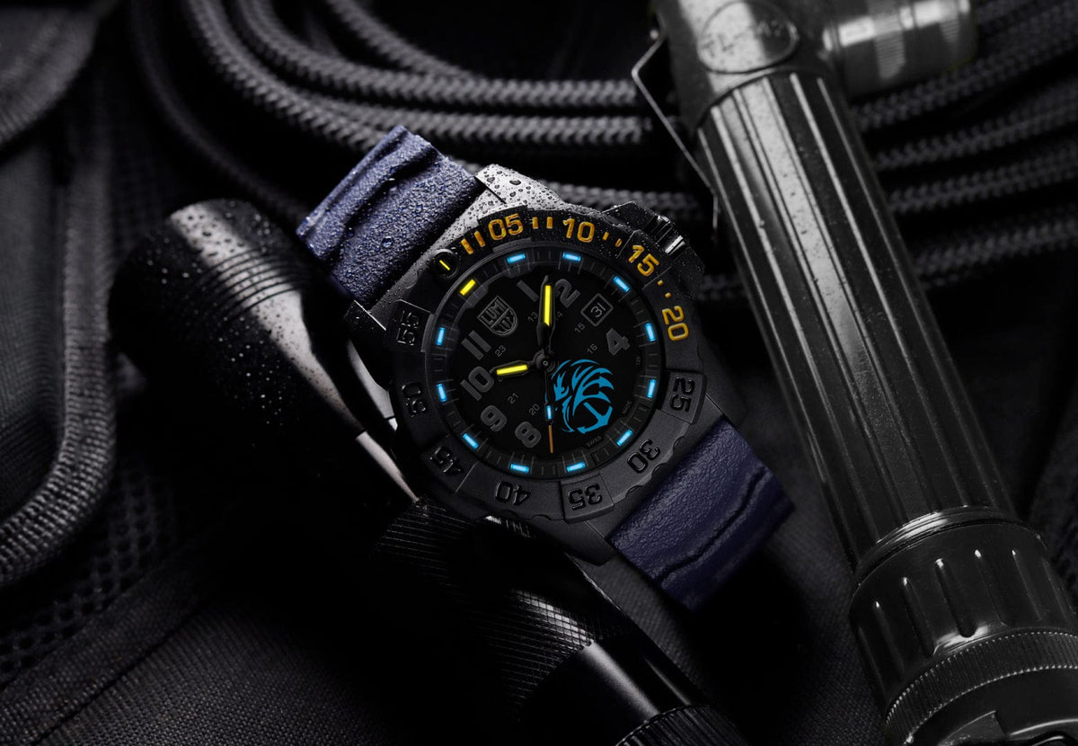 Luminox Watch, New Navy SEAL Foundation 3500, 45 mm, Military Dive Watch, The Guardian, Limited Edition XS.3505.NSF.N