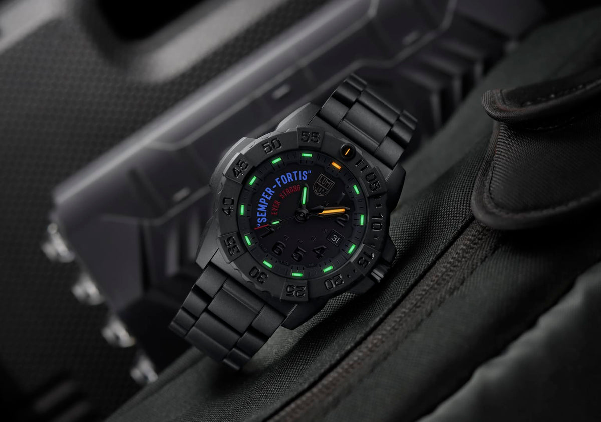 Luminox Watch, New Navy SEAL 3500, 45mm, Military Dive Watch, Semper Fortis XS.3515.N