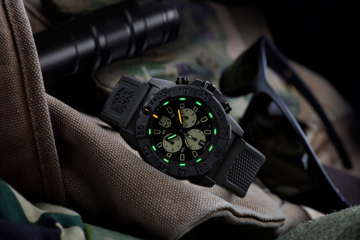 Luminox Watch, New Navy SEAL Chronograph, 45 mm, Military Dive Watch XS.3587