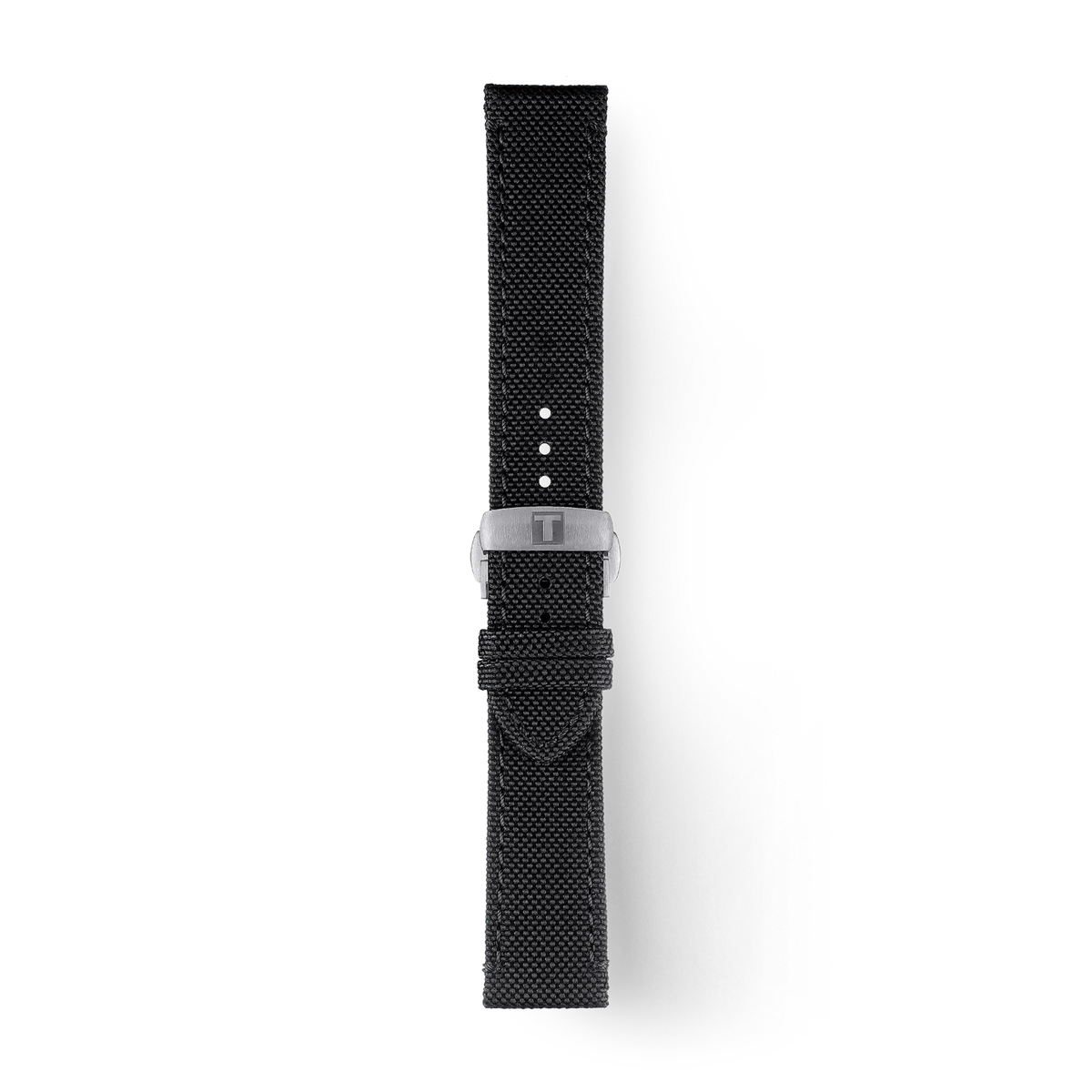 Tissot Official Black Fabric Strap Lugs 21 mm T852043157