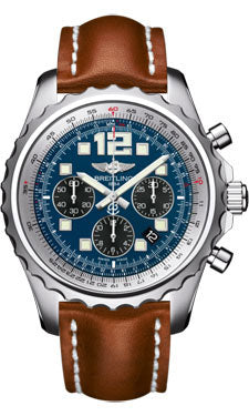 Breitling Chronospace Automatic Leather Strap - Deployant Buckle A2336035/C833-leather-gold-deployant Men's Watch