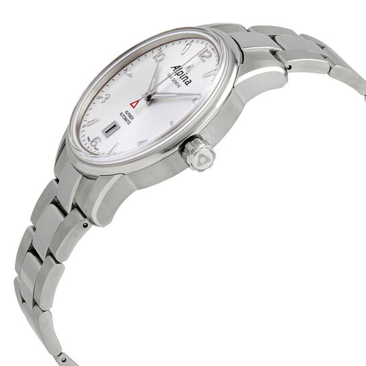 ALPINA Alpiner Automatic Stainless Steel Silver Dial Men's Watch AL-525S4E6B