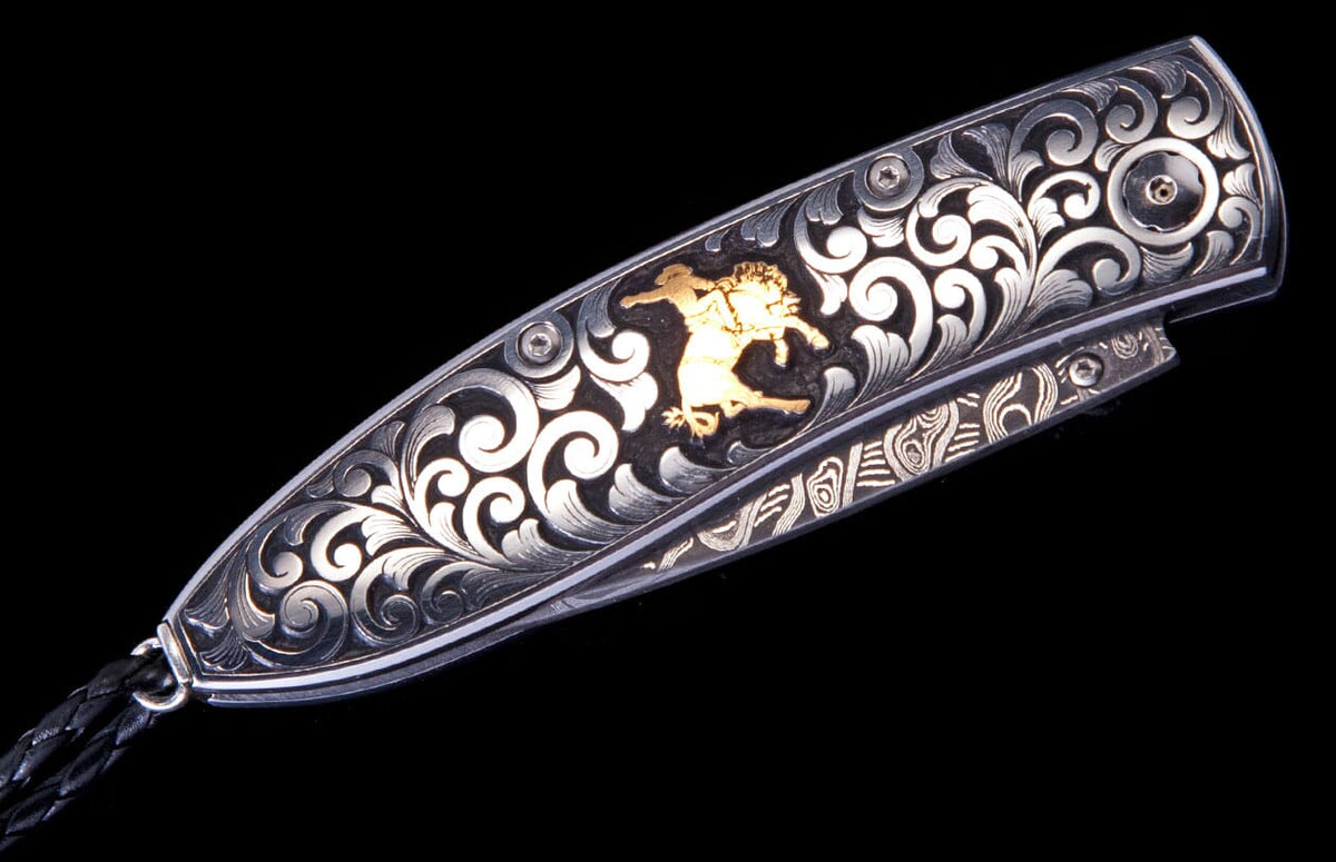 William Henry KNIVES B05 Bucking Bronc
