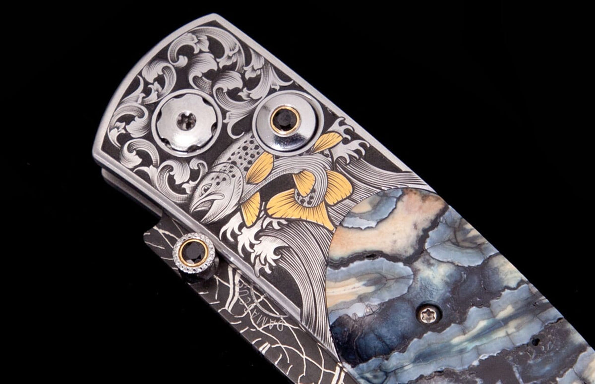 William Henry KNIVES Gilded Trout B05 GILDED TROUT