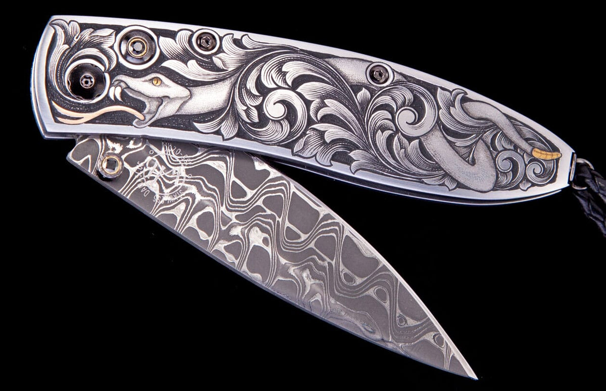 William Henry KNIVES Silver Rattler B05 SILVER RATTLER