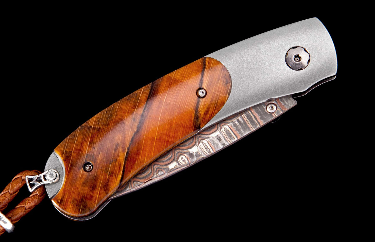 William Henry KNIVES B09 Orange Wave