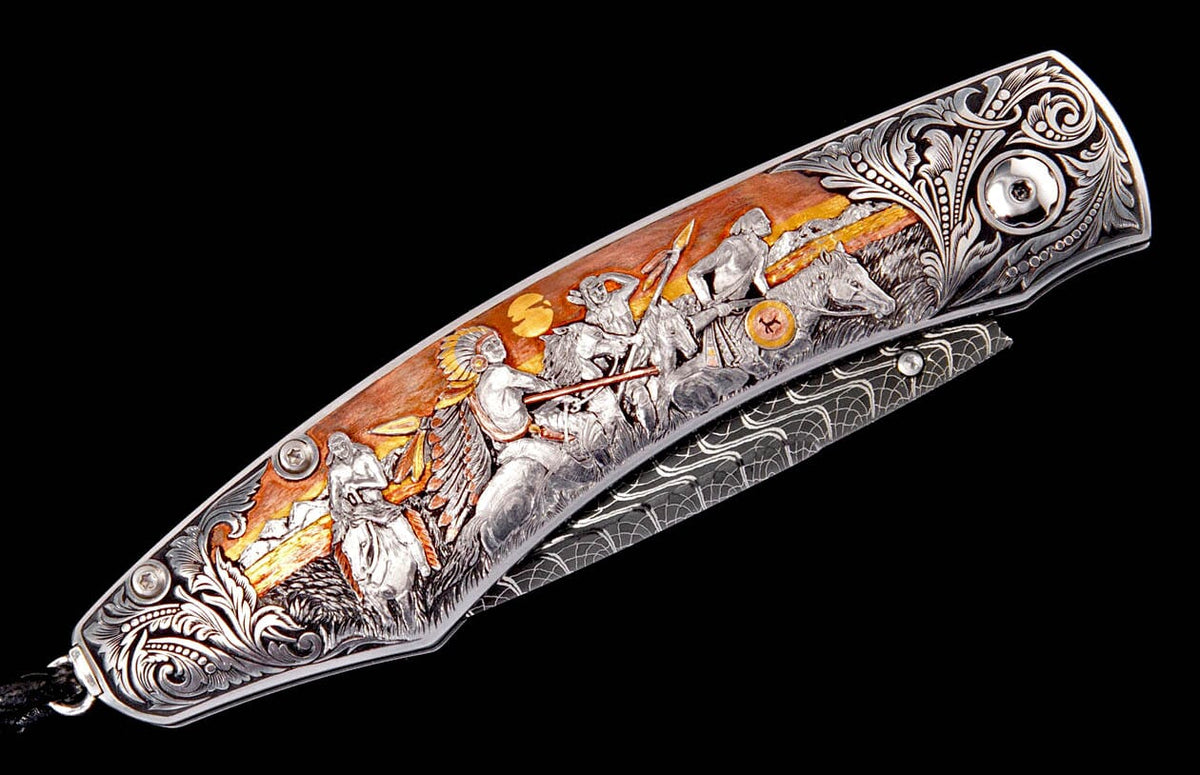 William Henry KNIVES B12 Cowboys & Indians
