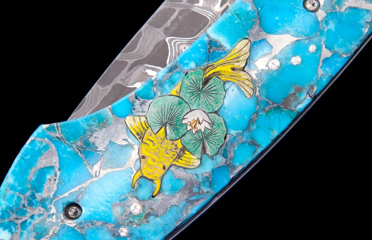 William Henry KNIVES B12 Silver Koi