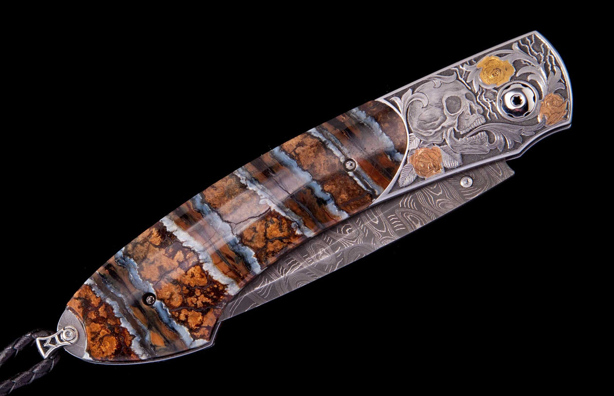 William Henry KNIVES B12 Skull & Roses