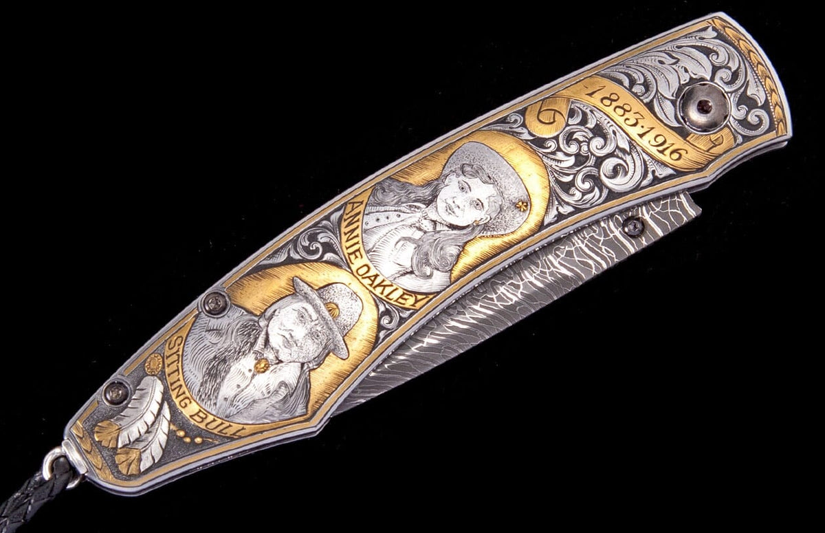 William Henry KNIVES Wild West Show B12 WILD WEST SHOW