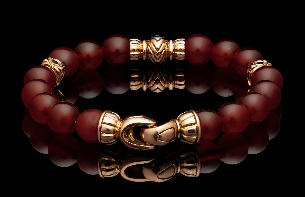 William Henry JEWELRY Carnelian Tikal BB62 CARN RG