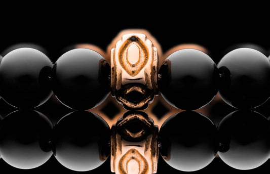 William Henry JEWELRY Black Onyx Copan BB64 BO RG