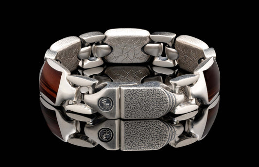 William Henry JEWELRY Red Tiger Eye Retro BR13 RTE