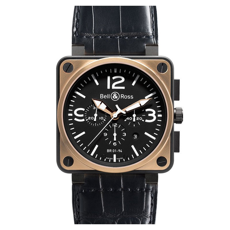 Bell & Ross BR 01-92 Automatic Pink Gold & Carbon Watch