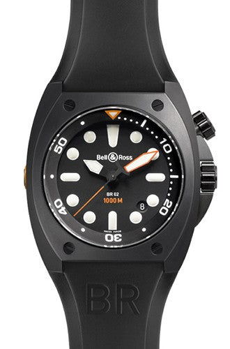 Bell & Ross BR 02 Automatic Pro Dial Carbon Finish Watch