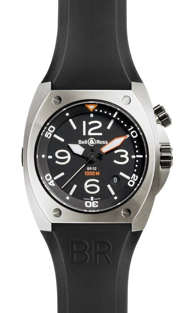 Bell & Ross BR 02 Automatic Steel Watch