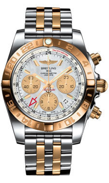 Breitling Chronomat 44 GMT CB042012/A739 Pilot-Steel-Rose-Gold Men's Watch