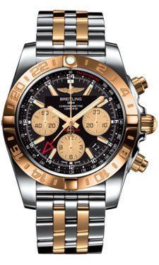 Breitling Chronomat 44 GMT CB042012/BB86 Pilot-Steel-Rose-Gold Men's Watch