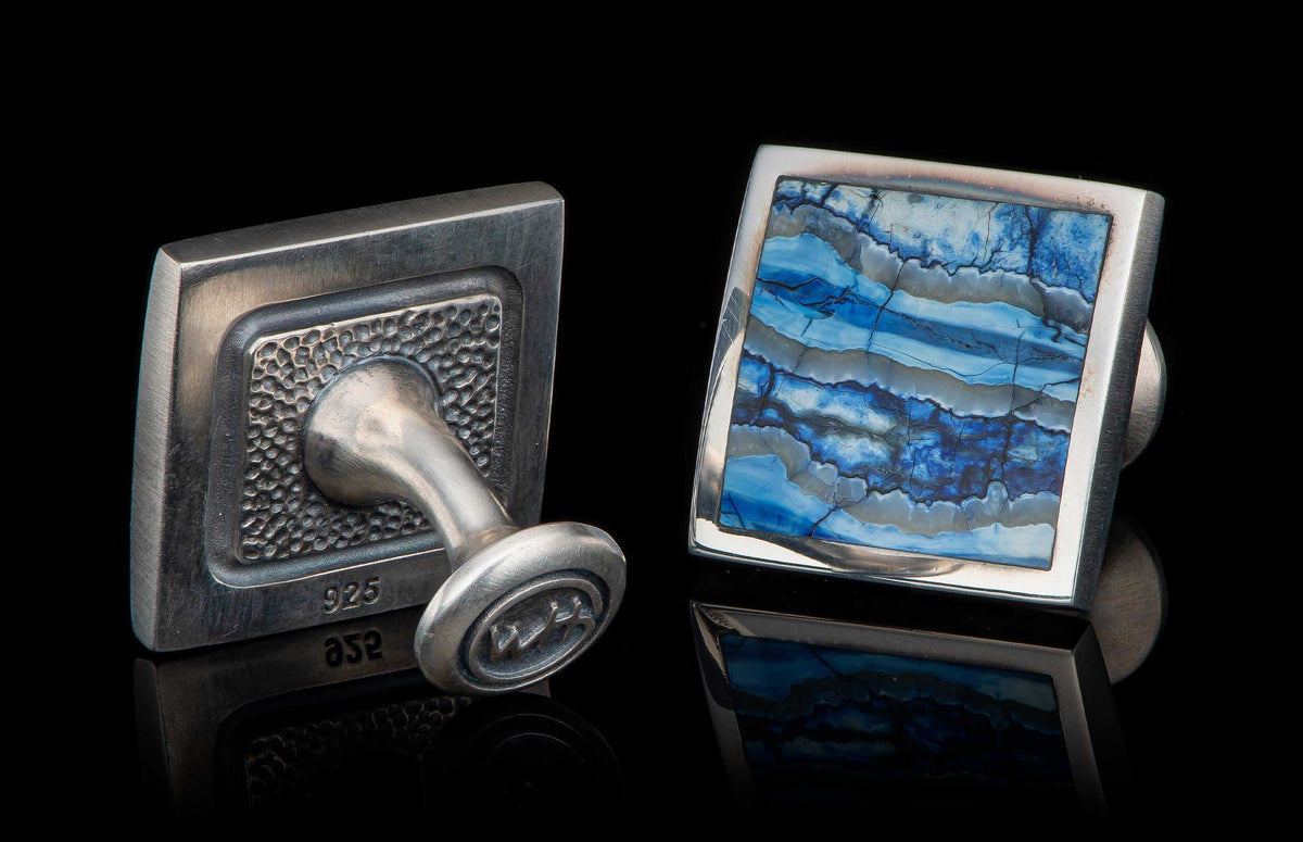 William Henry CUFFLINK Blue Mammoth Duo CL MTBL