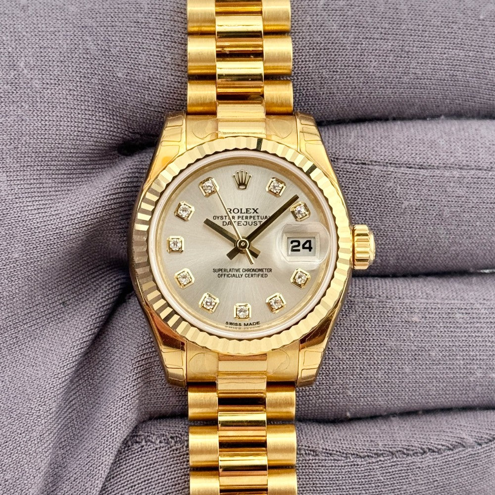 Pre-Owned Rolex Datejust Lady President 179178