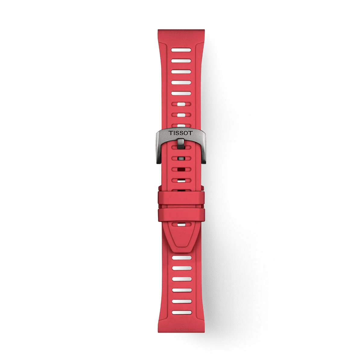 Tissot Official Red Silicone Strap Lugs 21 mm XS T852049247
