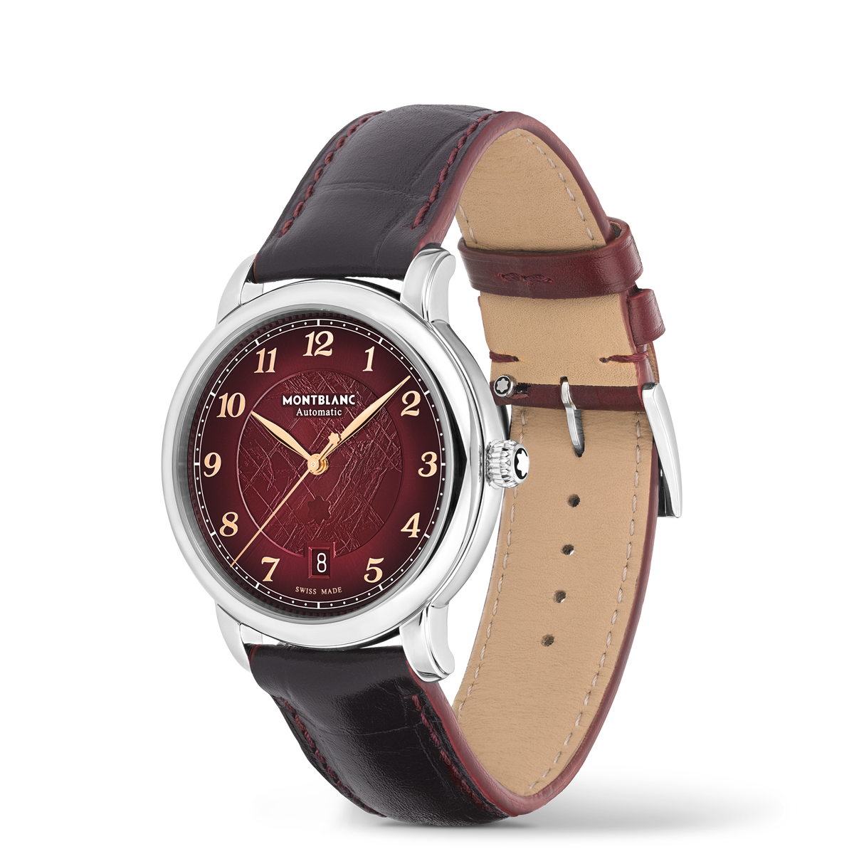 Montblanc Star Legacy Automatic 39 mm Limited Edition - 1786 pieces - Steel - Burgundy - Montblanc® US MB133243