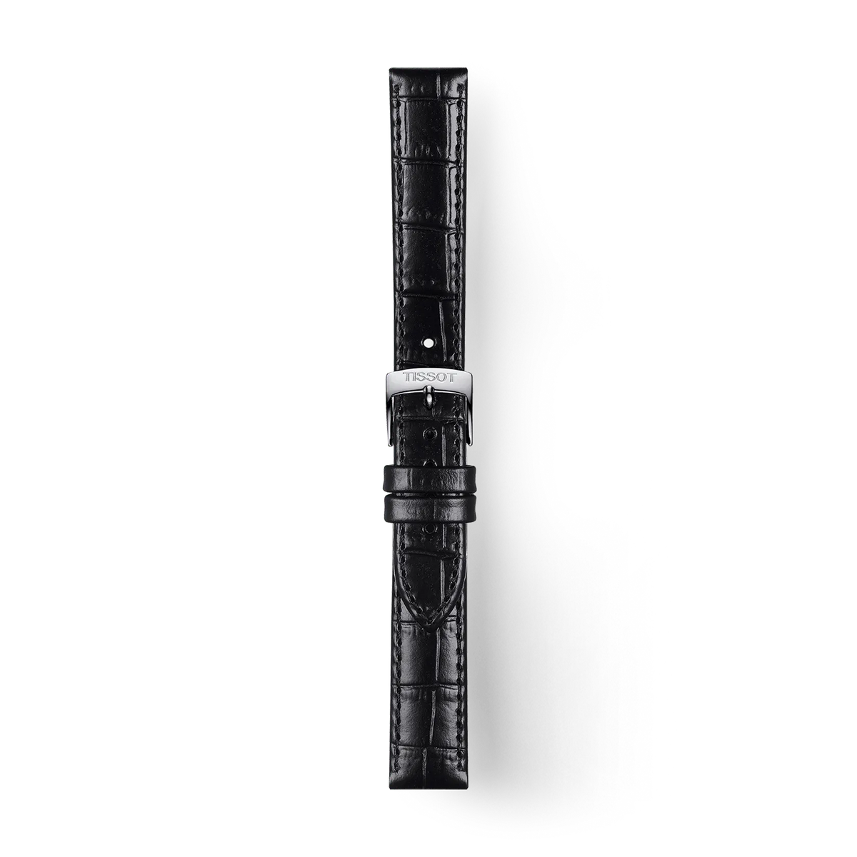 Tissot Official Black Leather Strap Lugs 15 mm T852043622