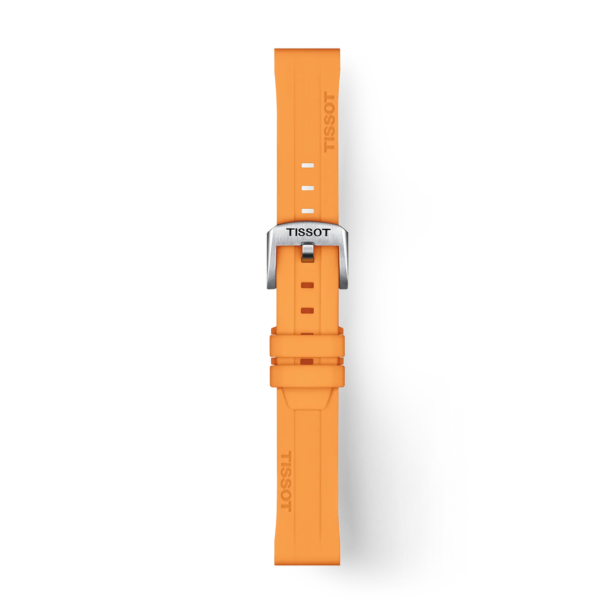 Tissot Official Orange Silicone Strap Lugs 18 mm T852047452