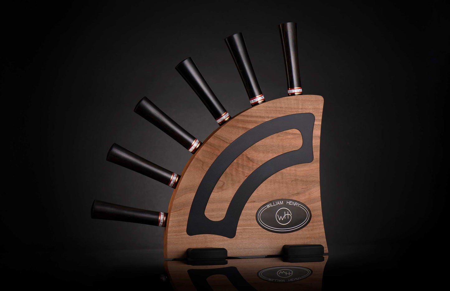 William Henry K20 Kultro Gourmet Steak Knives - Ebony / Black Walnut K20S-EW