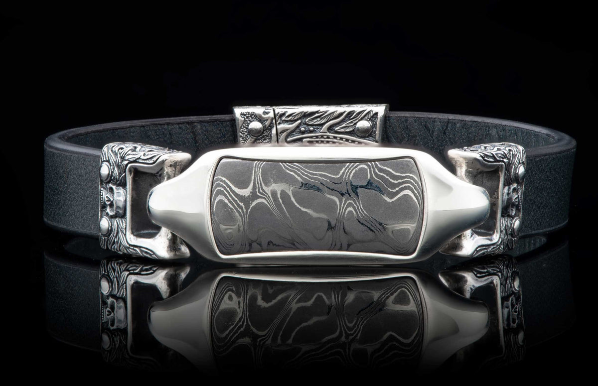 William Henry JEWELRY Layla - Damascus/Black - Large LC193 RRDAM BLK - LG