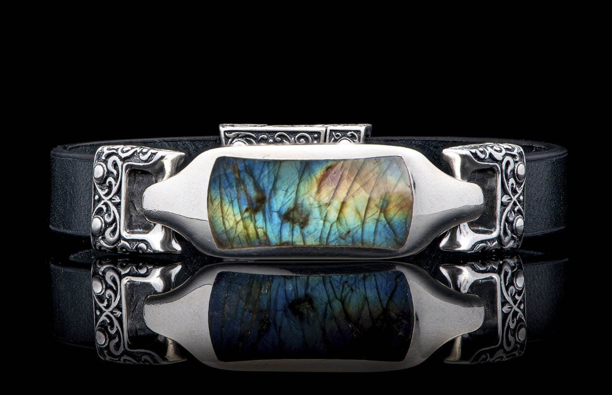 William Henry JEWELRY Florence - Labradorite/Black LC193 TLAB BLK