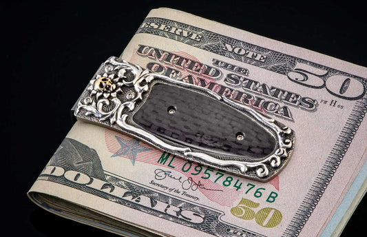 William Henry MONEY CLIP M4 Dark Sea