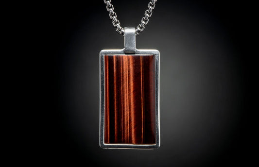 William Henry JEWELRY Red Tiger Eye Pinnacle P43 RTE