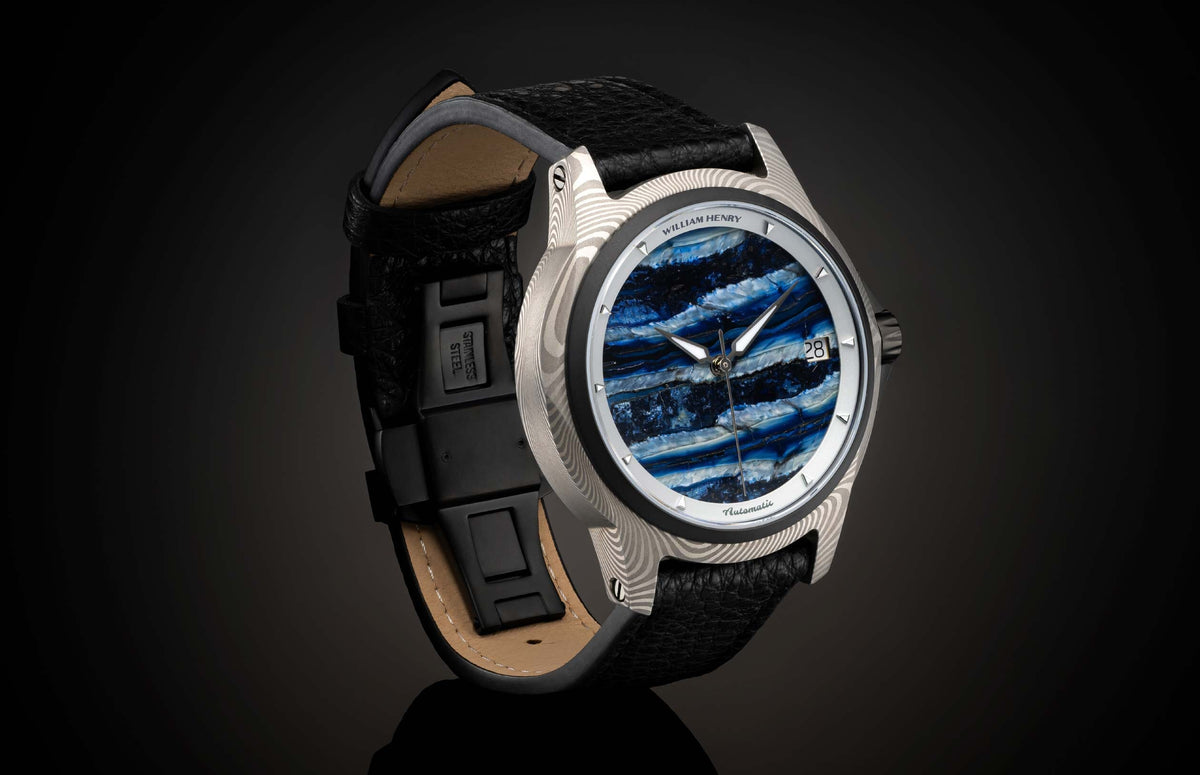 William Henry WATCH Legacy Mammoth Blue W1 MT BL DAM