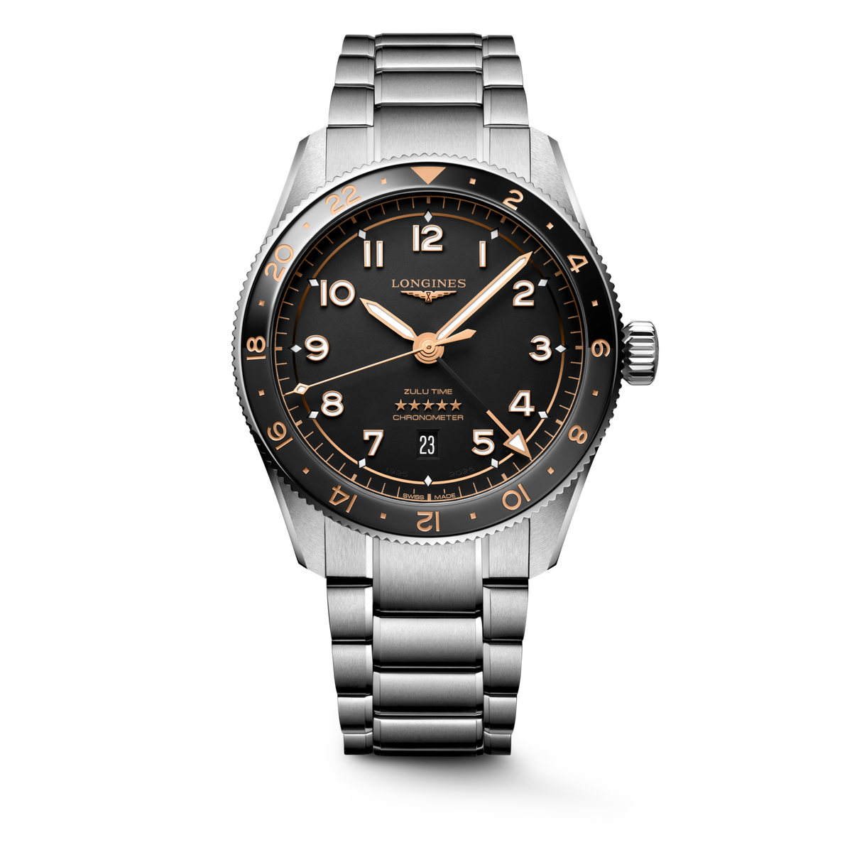 LONGINES SPIRIT ZULU TIME L3.812.4.50.6