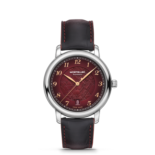 Montblanc Star Legacy Automatic 39 mm Limited Edition - 1786 pieces - Steel - Burgundy - Montblanc® US MB133243