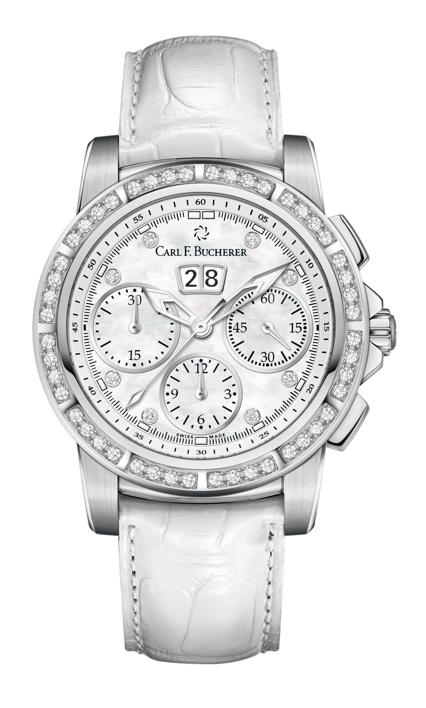 Carl F. Bucherer Patravi Chrono Date 00.10611.08.74.12