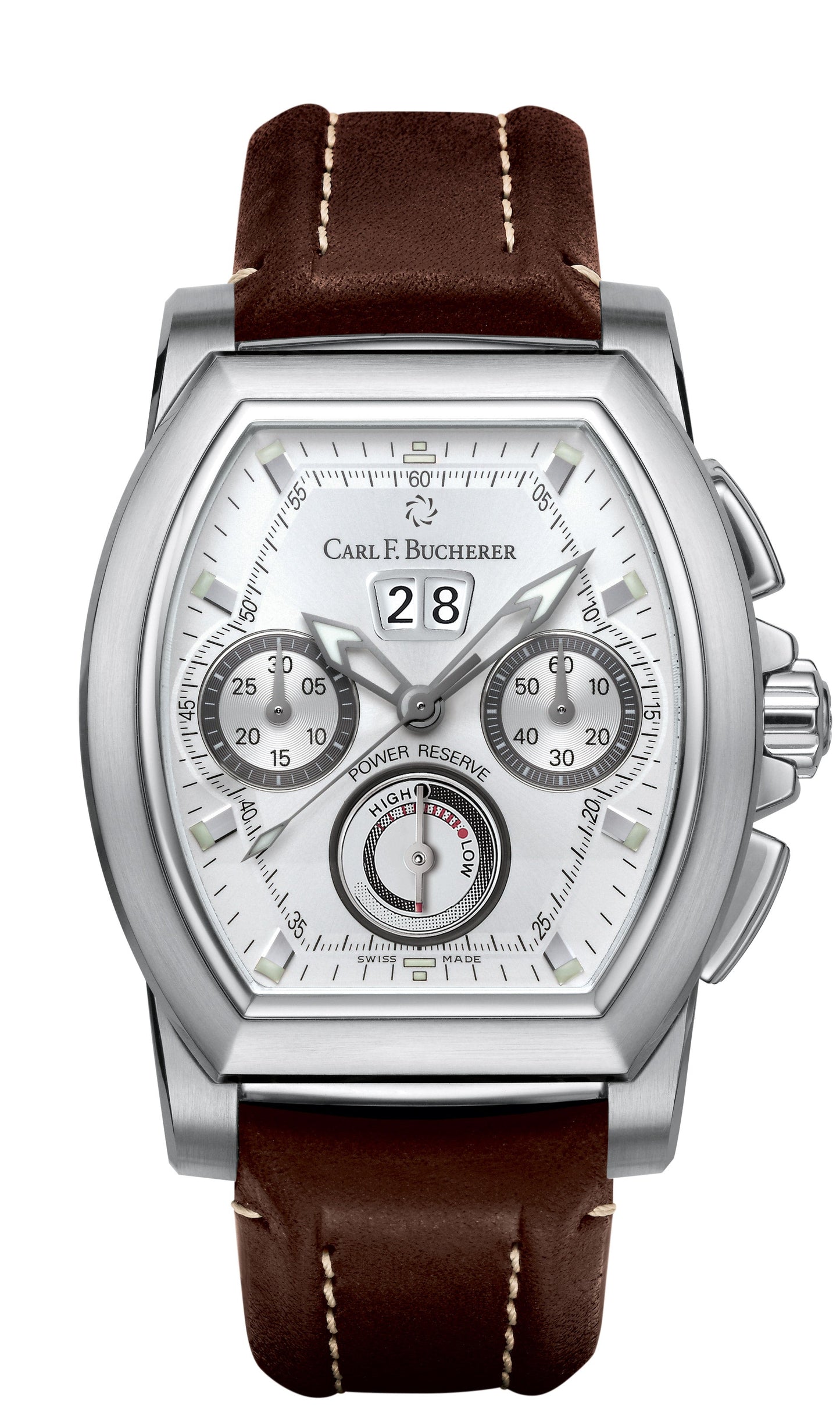 Carl F. Bucherer Patravi T-Graph Stainless Steel On Strap Men's Watch 00.10615.08.13.01